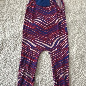 Bivaly Buffalo Bills Zubaz print overalls